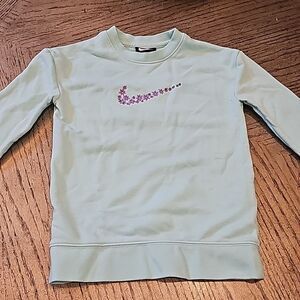 Mint green Nike sweater girls size 4 XS